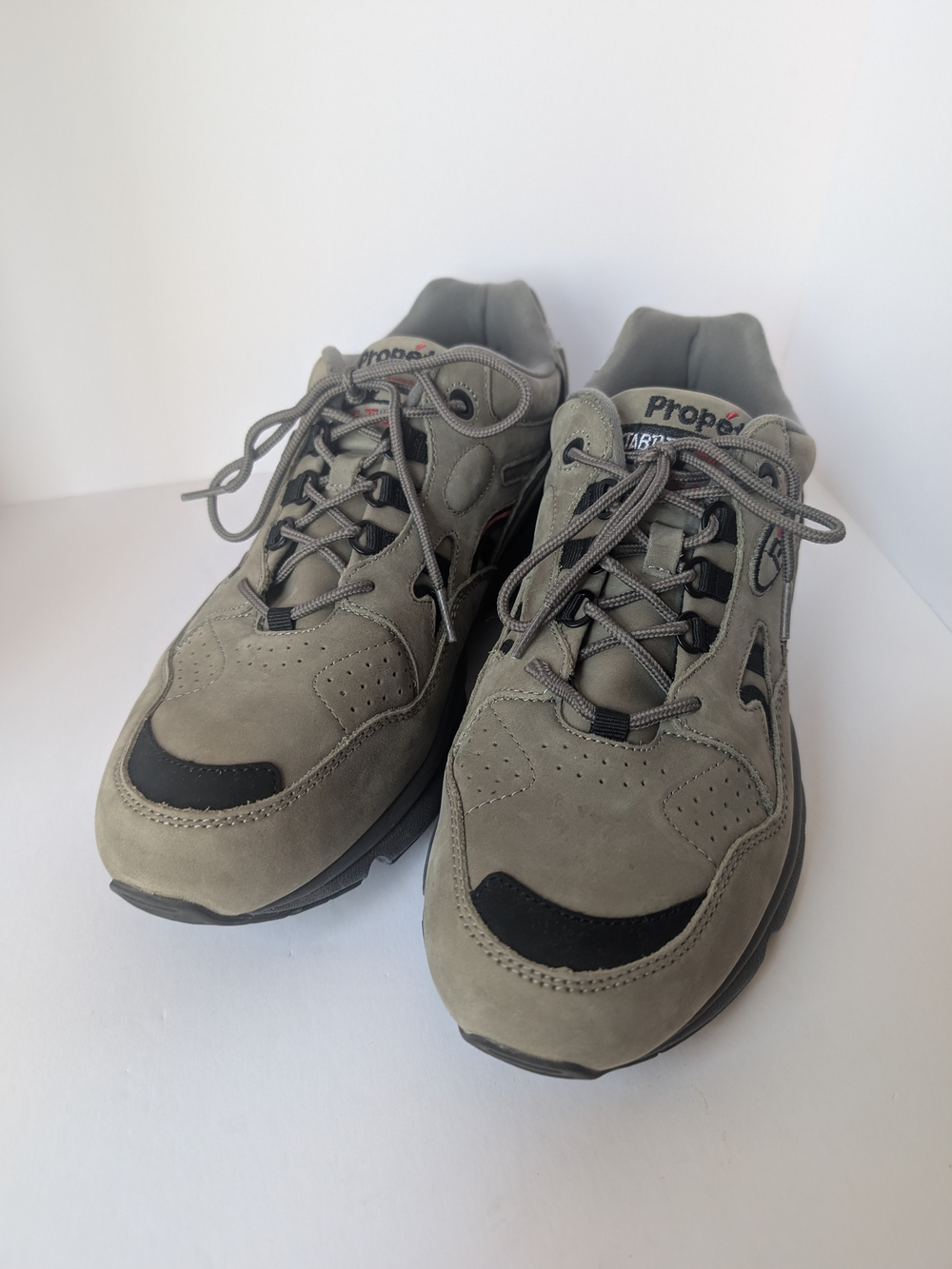 Propet Stability Walker M2034 Gray Leather Men 11